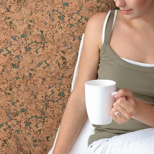 MONTE GREEN ПРОБКОВОЕ ПОКРЫТИЕ CORKSTYLE ПРОБКОВЫЕ ПАНЕЛИ ДЛЯ СТЕН WALL DESIGN